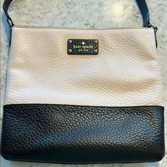 Kate Spade Black and Cream Crossbody Bag - Picture 3 of 9